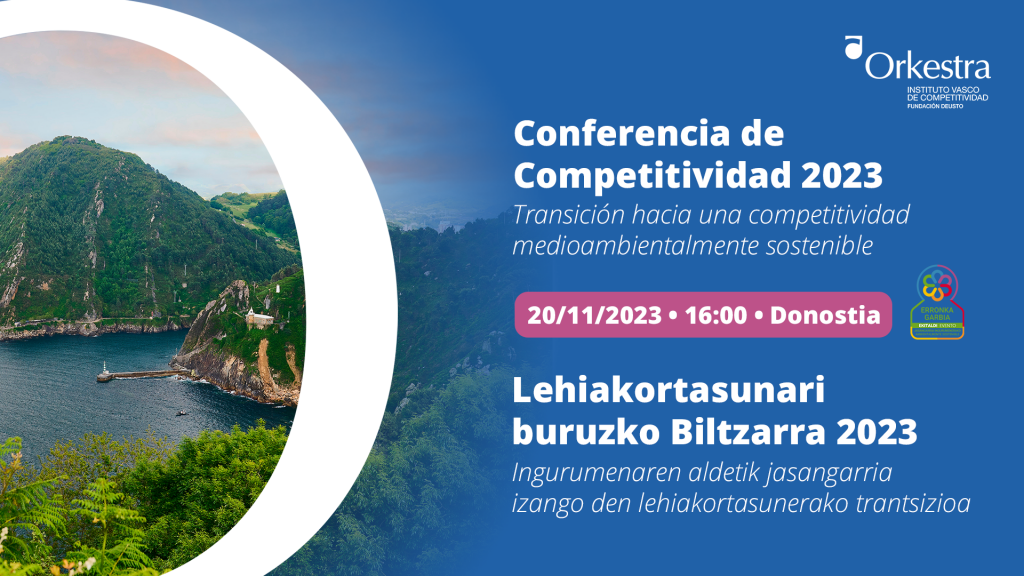 Lehiakortasunari buruzko Biltzarra 2023 Lehiakortasunari buruzko Biltzarra 2023