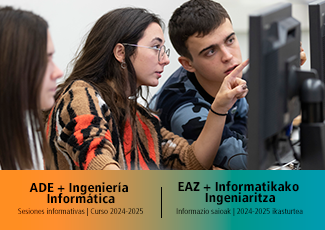 Sesiones informativas 2024/25 – ADE + Ingeniería Informática (San Sebastián)