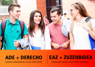 Information sessions 2024/25 – Business Administration and Management + Law (San Sebastian)