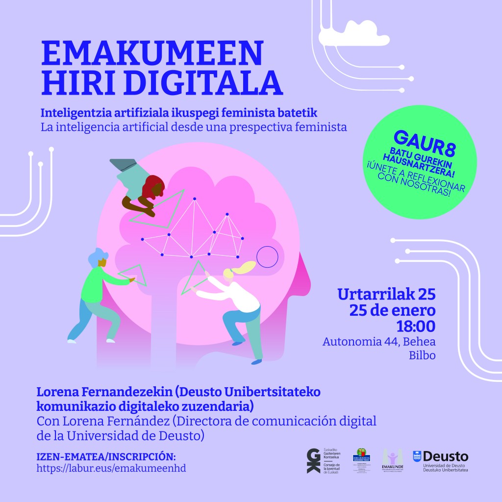 Emakumeen Hiri Digitala. La inteligencia artificial desde una perspectiva feminista