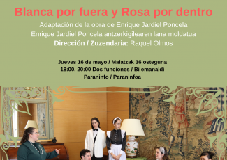 Muestra de teatro educativo: “Blanca por fuera y Rosa por dentro”