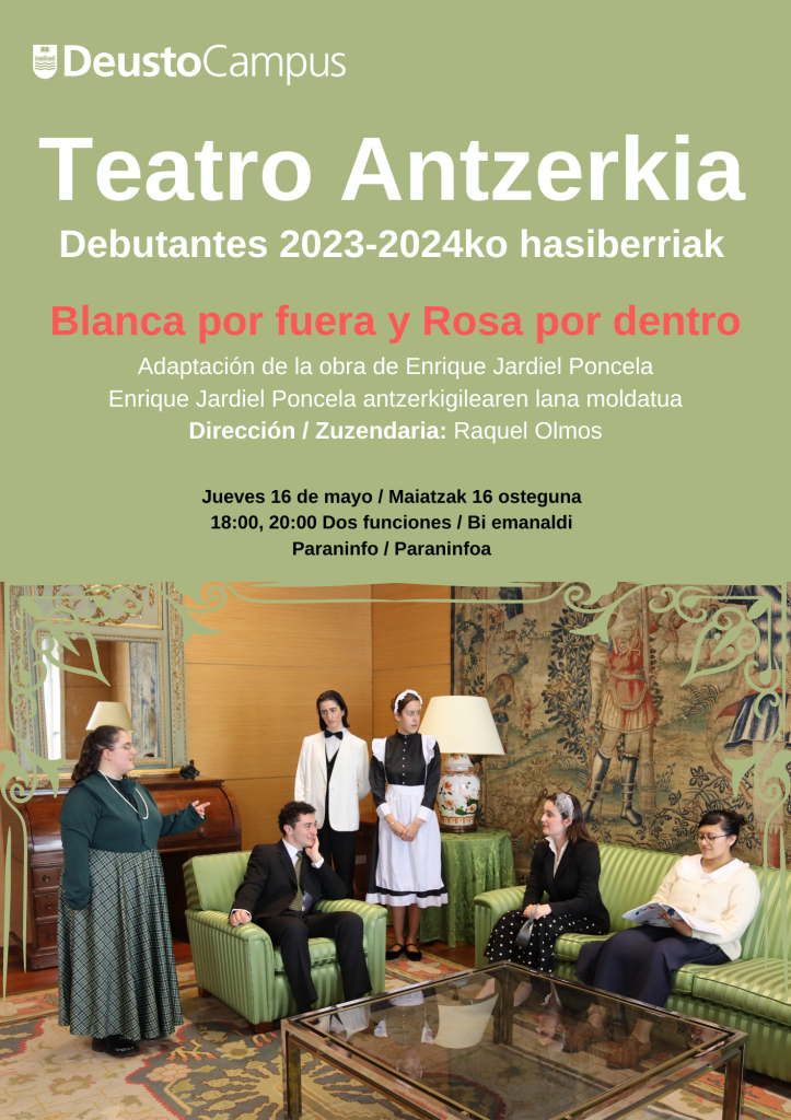 Muestra de teatro educativo: “Blanca por fuera y Rosa por dentro” Muestra de teatro educativo: “Blanca por fuera y Rosa por dentro”