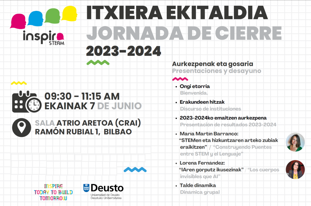 Cierre edición 2023-24 de Inspira STEAM