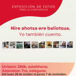 Exposición de fotos. Yo también cuento.