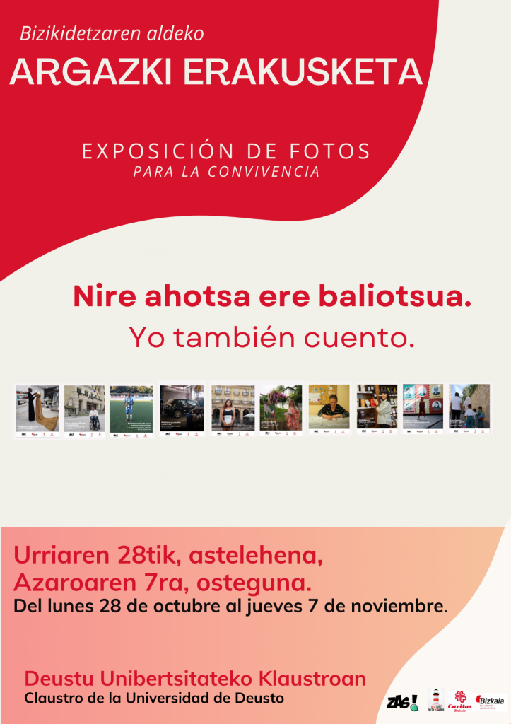 Exposición de fotos. Yo también cuento. Exposición de fotos. Yo también cuento.