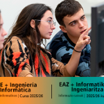 Sesión informativa 2025/26 – ADE + Ingeniería Informática (San Sebastián)