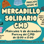 Solidarity Market at the Deusto Hall of Residence to help those affected by the NADA of Valencia