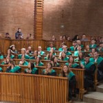 Acto de investidura de los nuevos graduados de la Facultad de Educación y Deporte (campus Donostia)