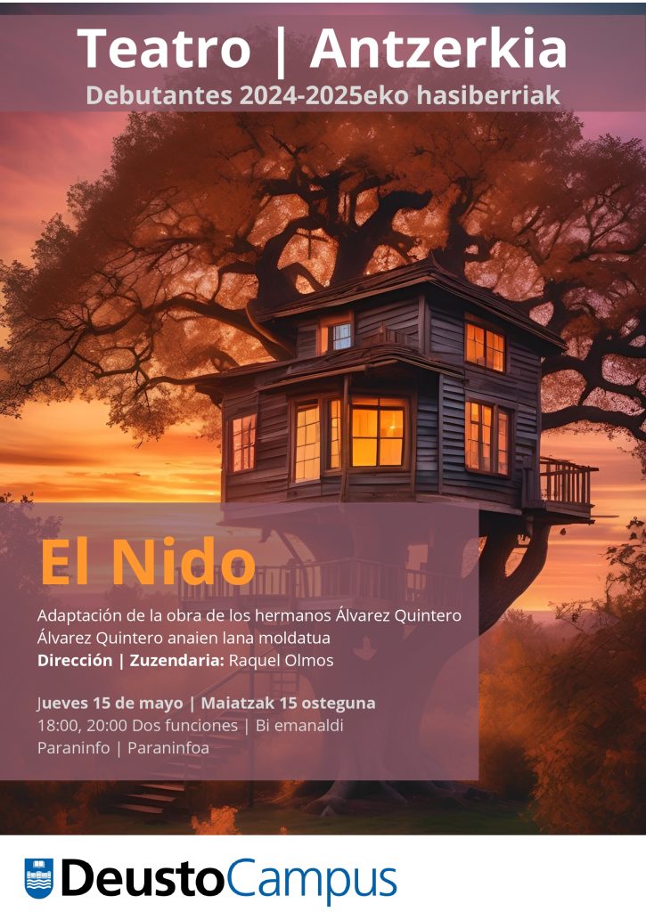 Muestra de teatro educativo: “El Nido”. Primer pase Muestra de teatro educativo: “El Nido”. Primer pase