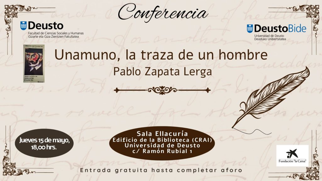 Conferencia sobre Miguel Unamuno Conferencia sobre Miguel Unamuno