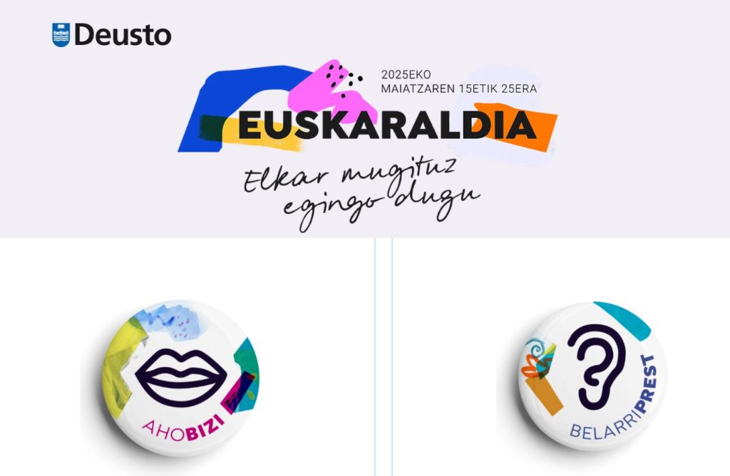 Recogida de chapas Belarriprest / Ahobizi (Bilbao) | Euskaraldia