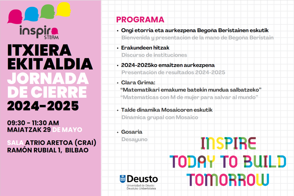 Cierre de la edición 2024-2025 de Inspira STEAM Cierre de la edición 2024-2025 de Inspira STEAM