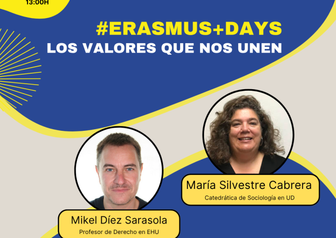 [CANCELADO] #ErasmusDays: Los valores que nos unen