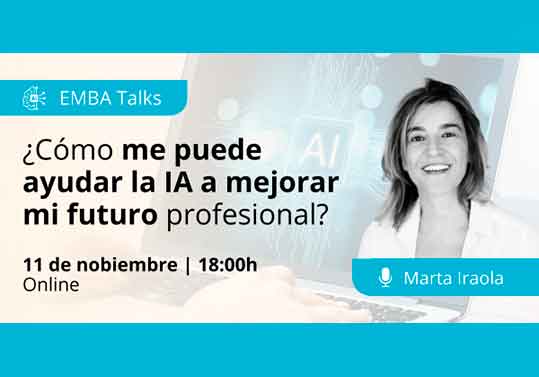Webinar: ¿Cómo me puede ayudar la IA a mejorar mi futuro profesional? Webinar: ¿Cómo me puede ayudar la IA a mejorar mi futuro profesional?
