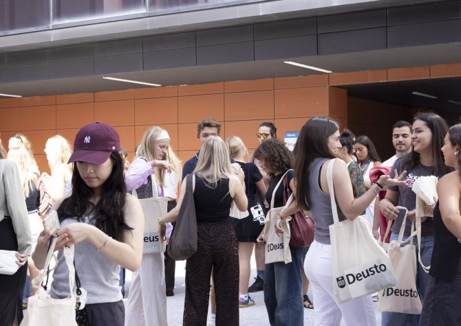 Bienvenida a los estudiantes internacionales en San Sebastián