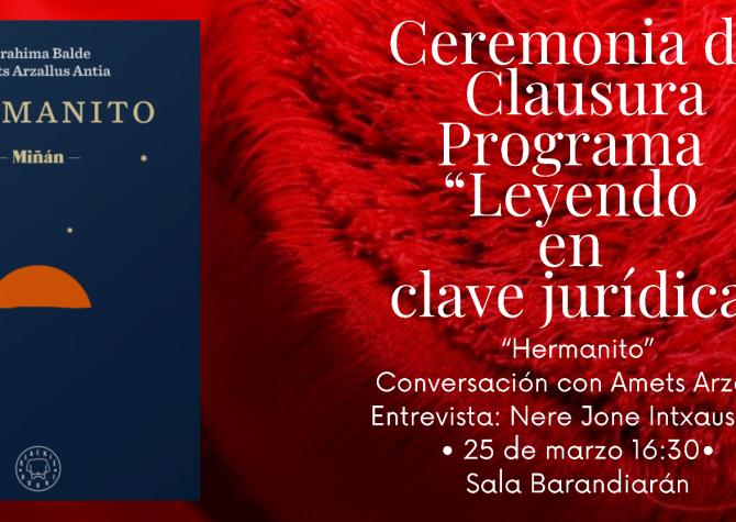 Irakurri ikuspegi juridikotik amaiera ekitaldia Irakurri ikuspegi juridikotik amaiera ekitaldia