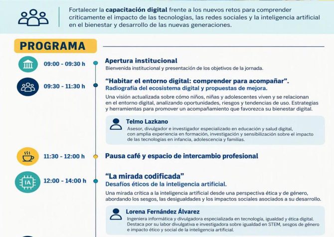 Capacitación digital estratégica: infancia, juventud y entornos digitales